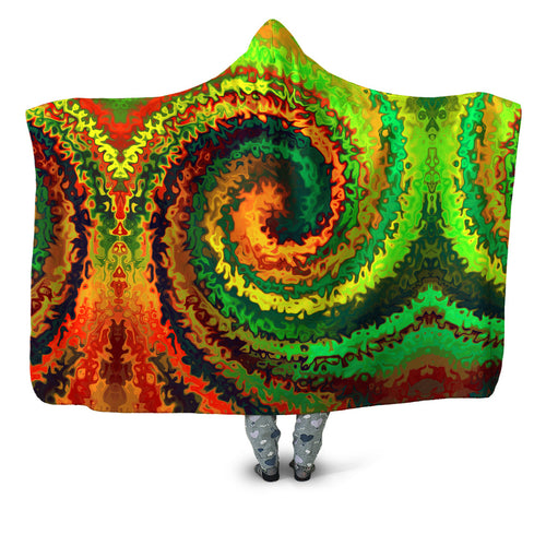 Abstract Rotation Hooded Blanket Sartoris Art Epic Hoodie