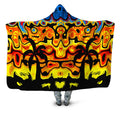 Abstract Summer Sunset Hooded Blanket Sartoris Art Epic Hoodie