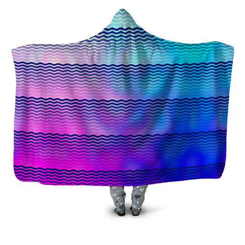 Beach Waves Hooded Blanket Sartoris Art Epic Hoodie