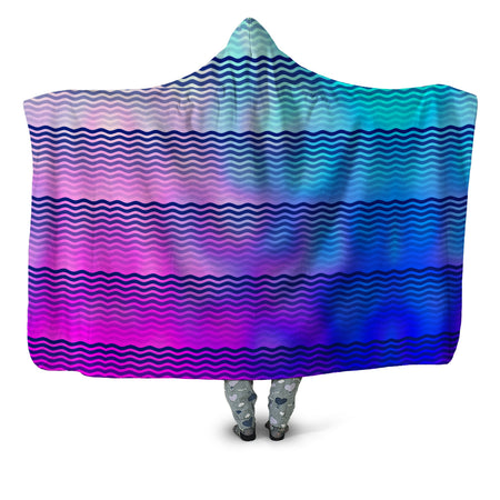 Sartoris Art - Beach Waves Hooded Blanket