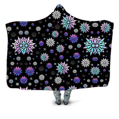 Festive Night Sky Hooded Blanket