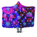 Floral Fantasy Abstract Hooded Blanket Sartoris Art Epic Hoodie