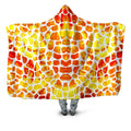 Giraffe Pattern Hooded Blanket Sartoris Art Epic Hoodie