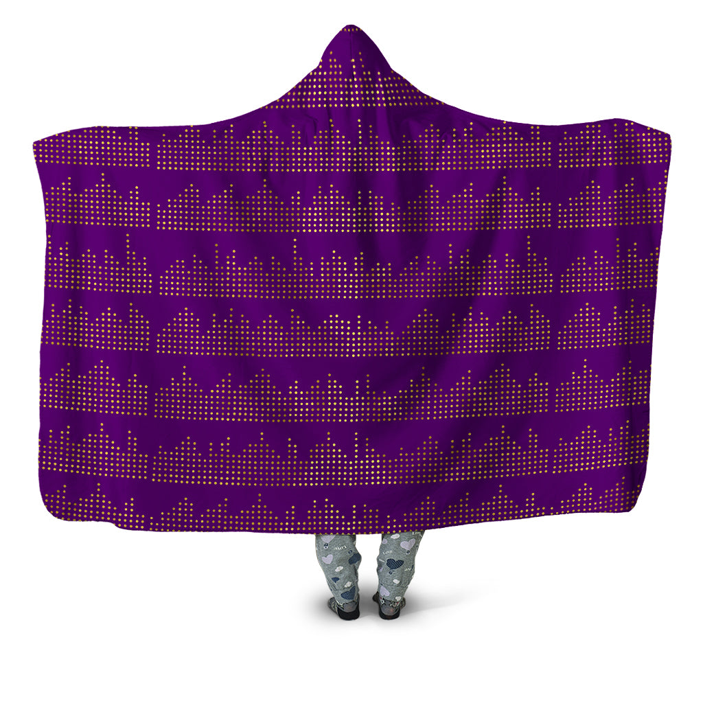 Gold Equalizer Beats Hooded Blanket Sartoris Art Epic Hoodie