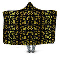 Gold Mod Glam Hooded Blanket Sartoris Art Epic Hoodie