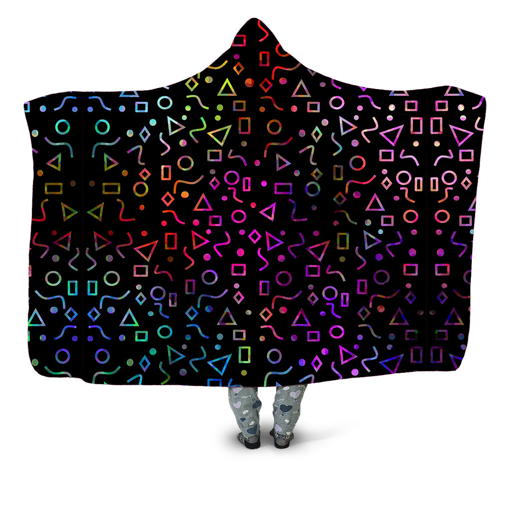 Modern Shapes Hooded Blanket Sartoris Art Epic Hoodie