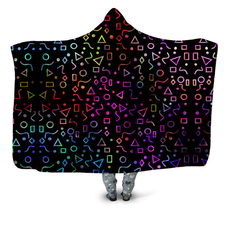 Sartoris Art - Modern Shapes Hooded Blanket