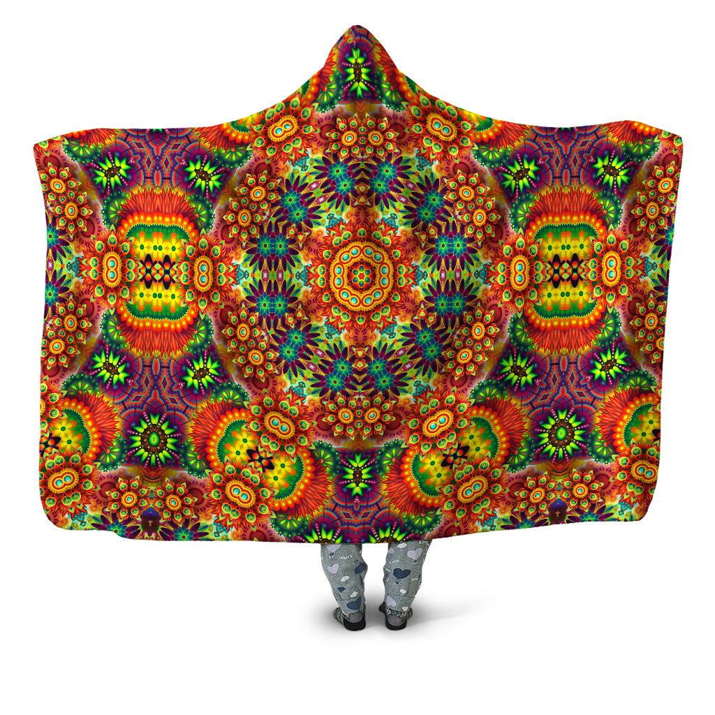 Ornate Color Journey Hooded Blanket Sartoris Art Epic Hoodie