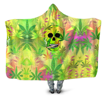 Sartoris Art - Skull Joint Hooded Blanket