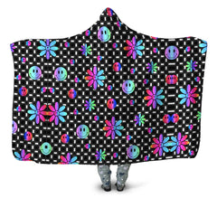 Smiles All Around Hooded Blanket