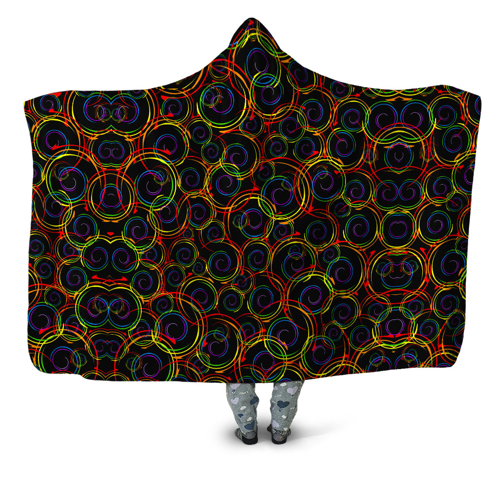 Swirl Abstract Hooded Blanket Sartoris Art Epic Hoodie