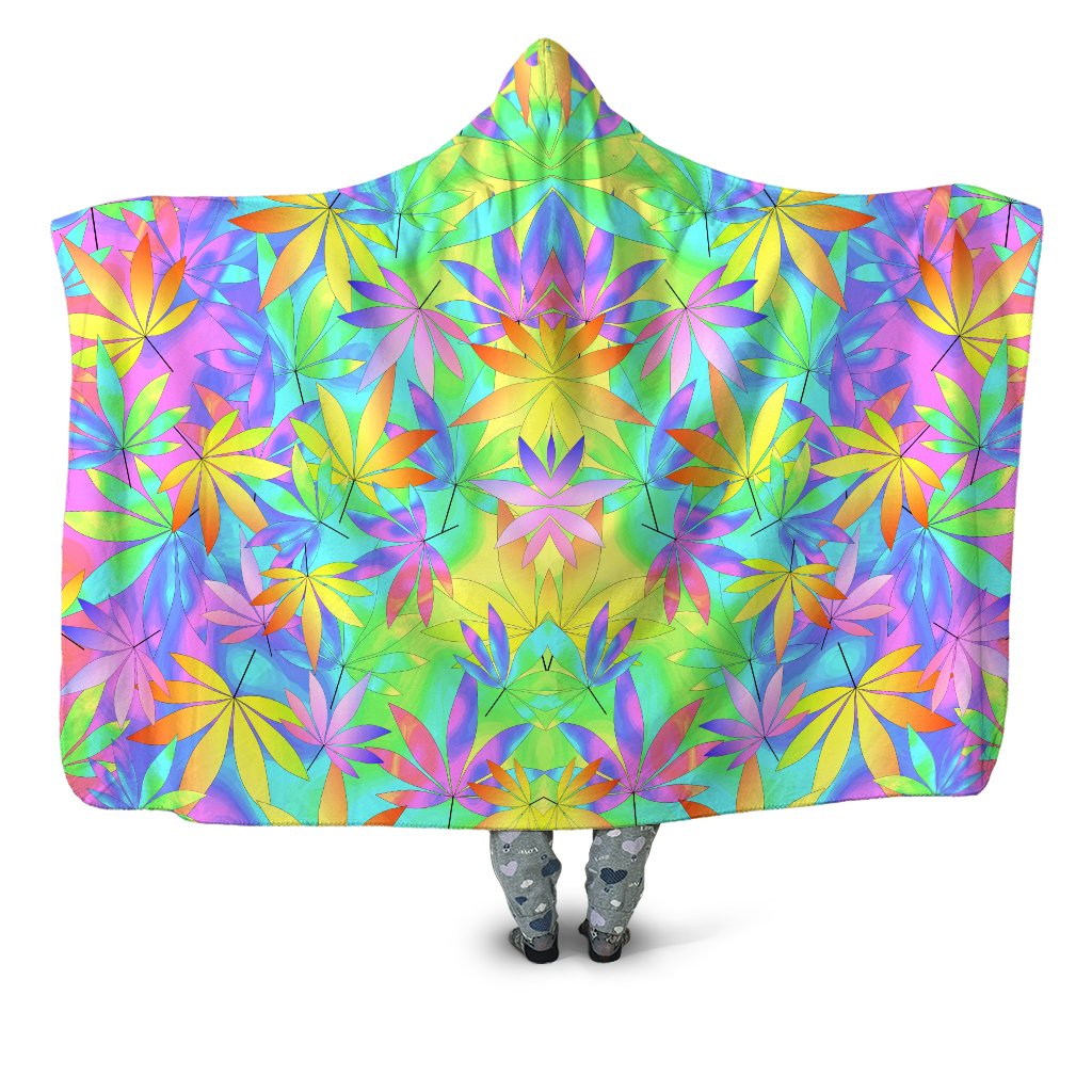 Take a Little Trip with Weed Hooded Blanket Sartoris Art Epic Hoodie