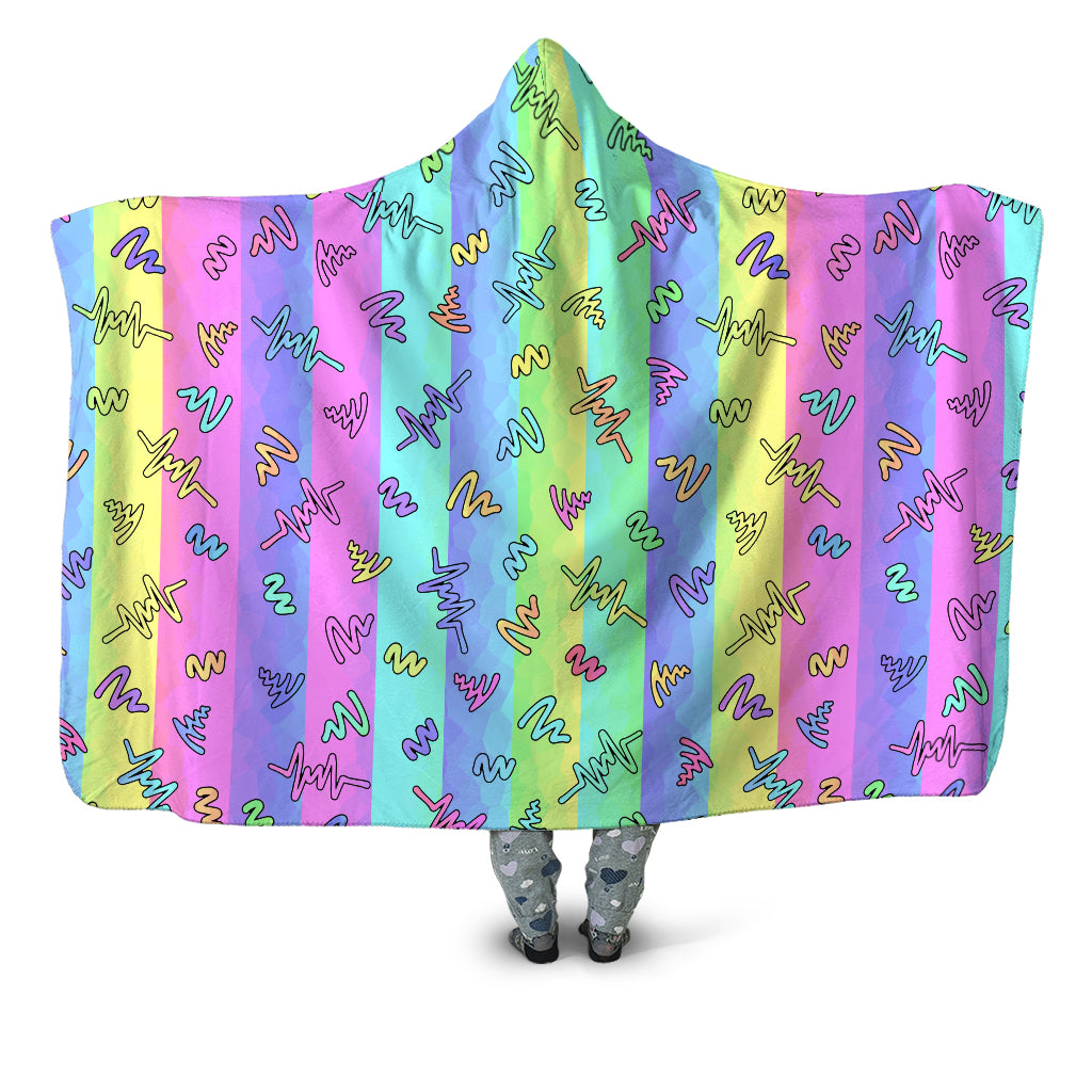 Sartoris Art - Trippy Doodles Hooded Blanket