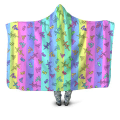 Trippy Doodles Hooded Blanket