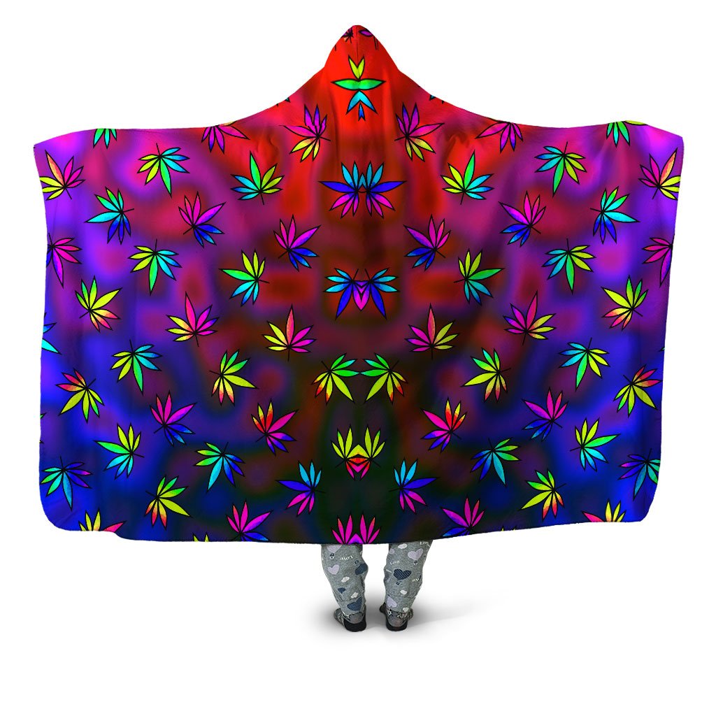 Weed Toss Hooded Blanket Sartoris Art Epic Hoodie