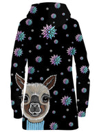 Alpaca Christmas Hoodie Dress Sartoris Art Epic Hoodie