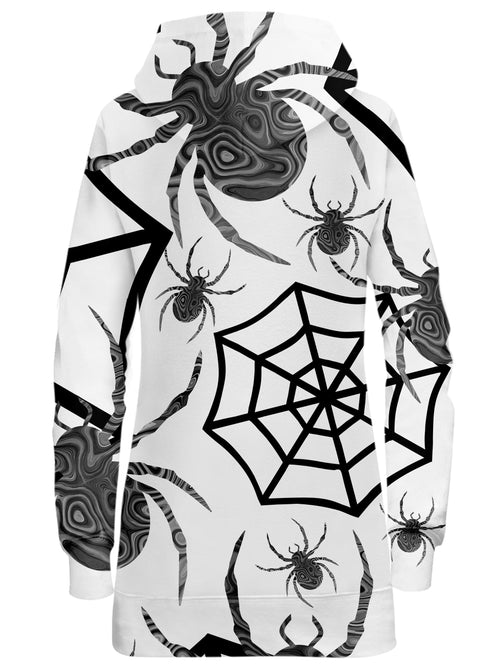 Black & White Halloween Hoodie Dress Sartoris Art Epic Hoodie