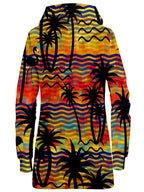 Flamingo Island Hoodie Dress Sartoris Art Epic Hoodie