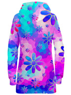 Flower Power Journey Hoodie Dress Sartoris Art Epic Hoodie