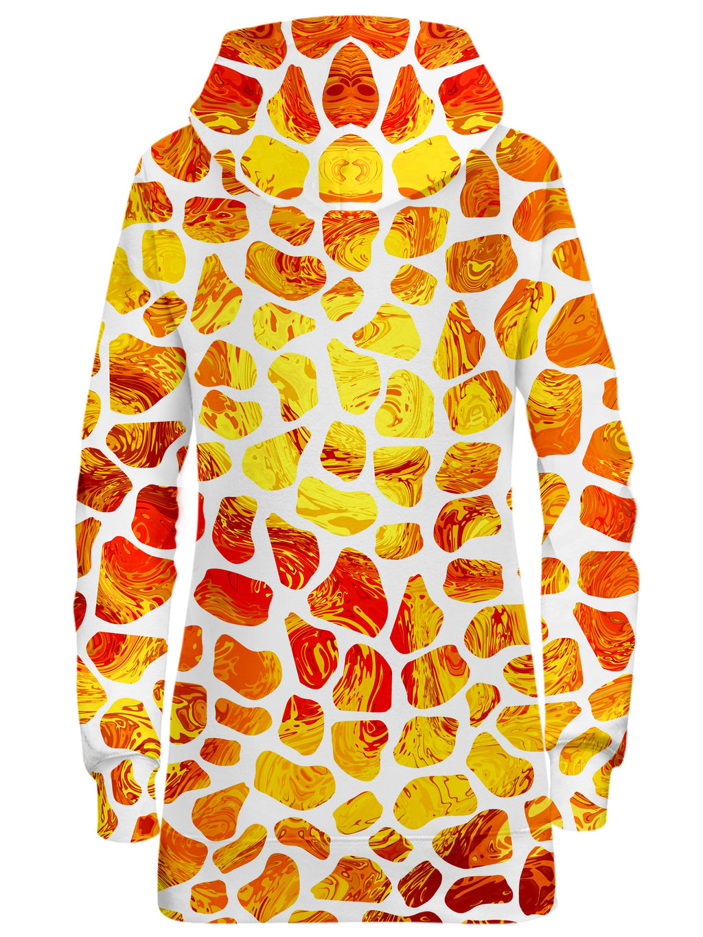 Giraffe Pattern Hoodie Dress Sartoris Art Epic Hoodie