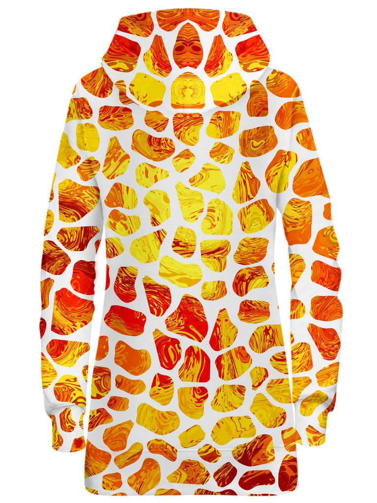 Giraffe Pattern Hoodie Dress