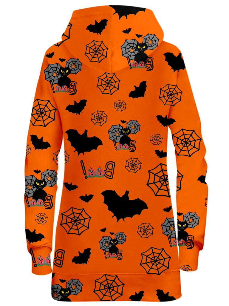 Halloween Black Cats Hoodie Dress