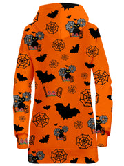 Halloween Black Cats Hoodie Dress