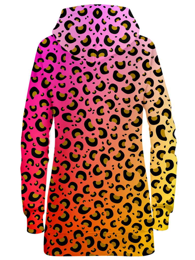 Leopard Spots Hoodie Dress