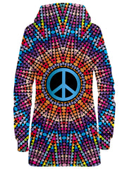 Love And Peace Hoodie Dress