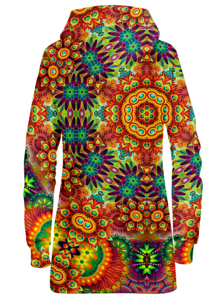 Sartoris Art - Ornate Color Journey Hoodie Dress