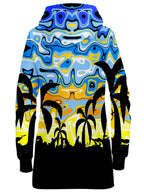 Tropical Night Hoodie Dress Sartoris Art Epic Hoodie