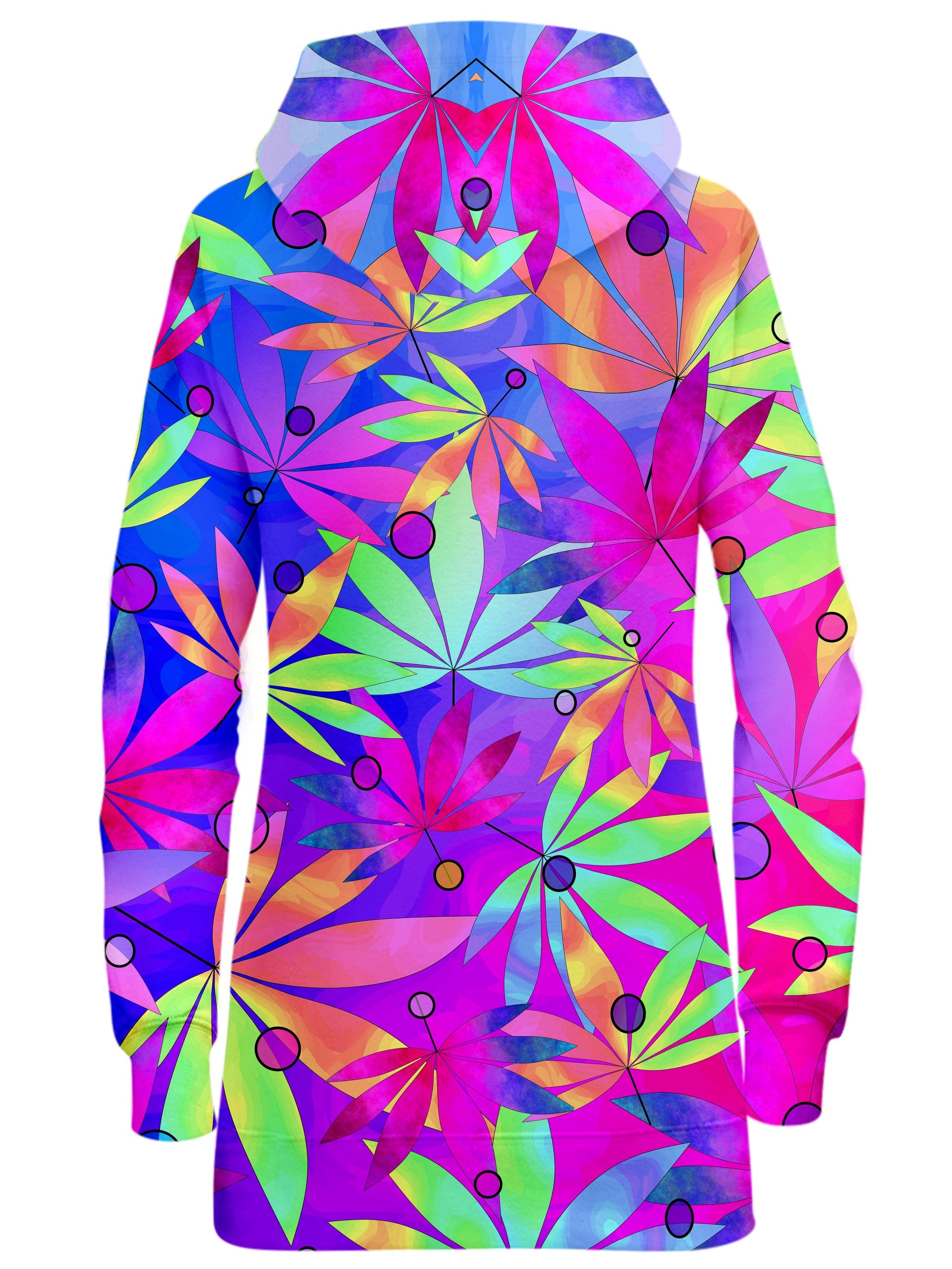 Whimsical Weed Hoodie Dress Sartoris Art Epic Hoodie