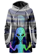 Alien Arrival Hoodie Dress Sartoris Art Epic Hoodie