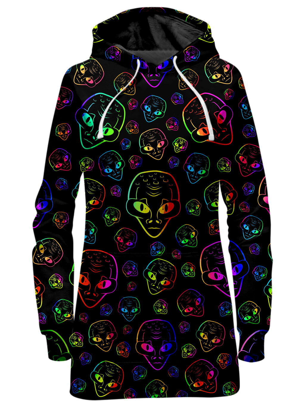 Alien Invasion Hoodie Dress Sartoris Art Epic Hoodie