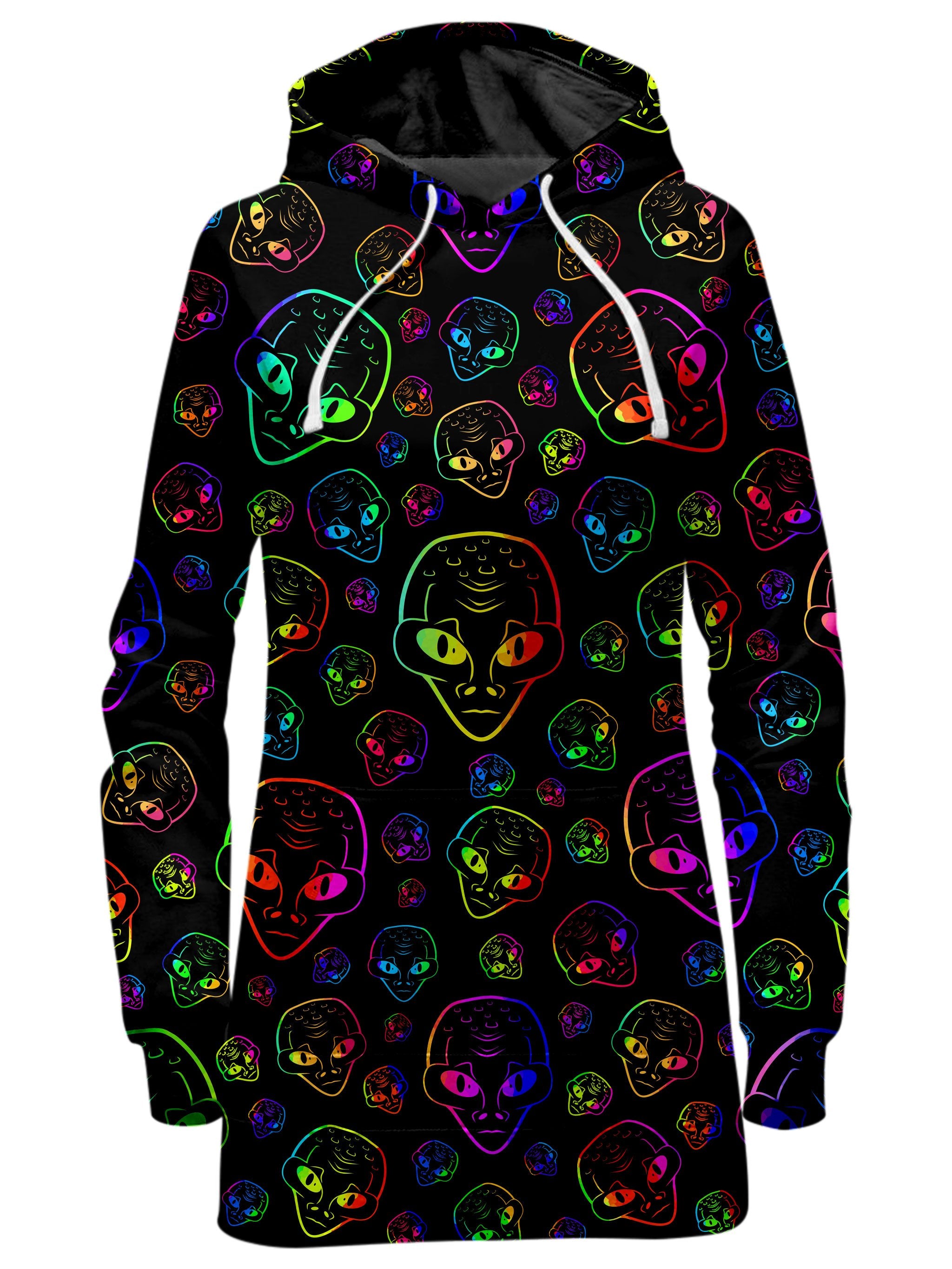 Alien Invasion Hoodie Dress Sartoris Art Epic Hoodie