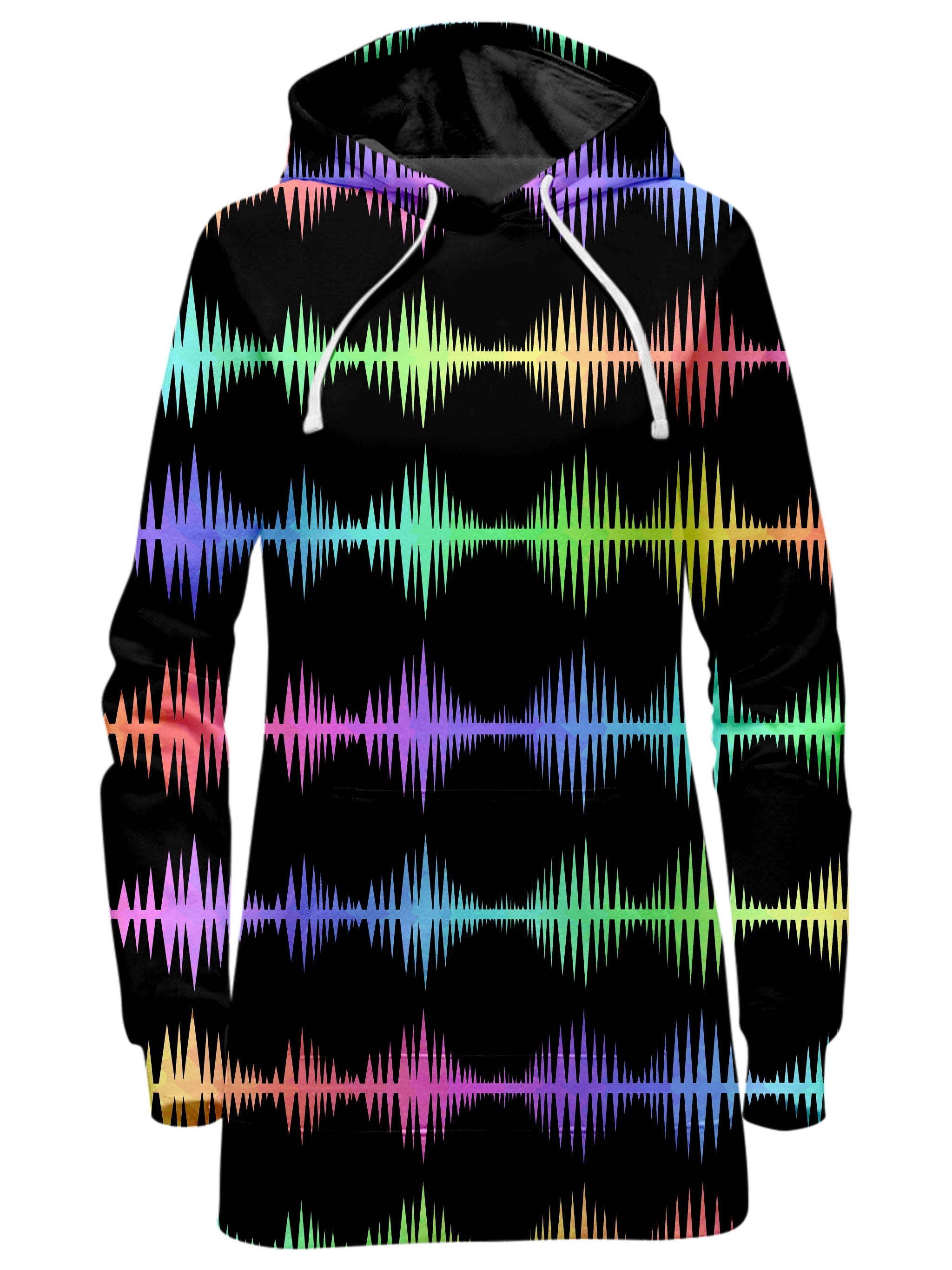 Equalizer Sound Waves Hoodie Dress Sartoris Art Epic Hoodie