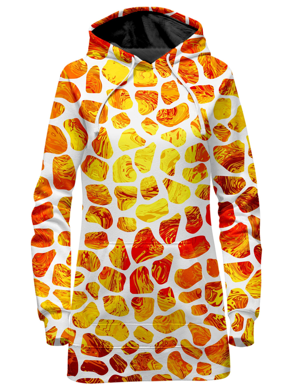 Giraffe Pattern Hoodie Dress Sartoris Art Epic Hoodie