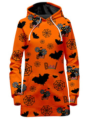 Halloween Black Cats Hoodie Dress