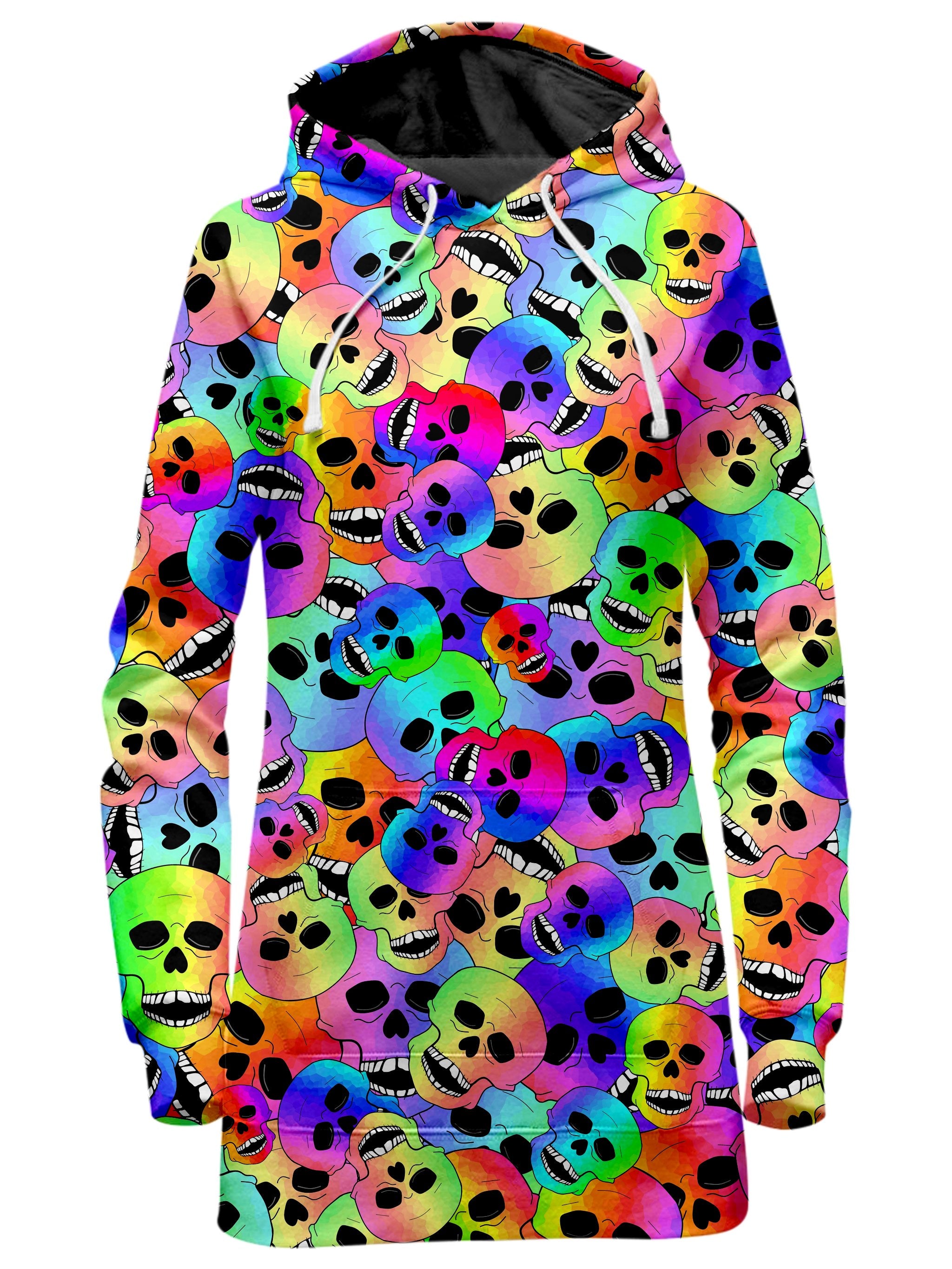 Happy Skulls Hoodie Dress Sartoris Art Epic Hoodie