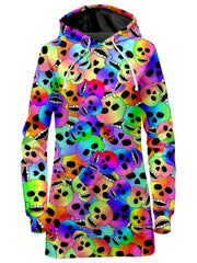 Happy Skulls Hoodie Dress
