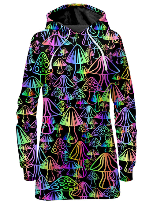 Magic Mushrooms Hoodie Dress Sartoris Art Epic Hoodie