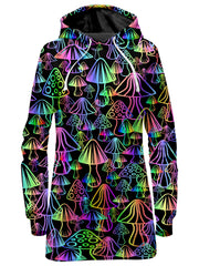 Magic Mushrooms Hoodie Dress