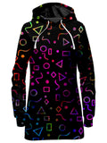 Modern Shapes Hoodie Dress Sartoris Art Epic Hoodie