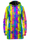 Psychedelic 60s Hoodie Dress Sartoris Art Epic Hoodie