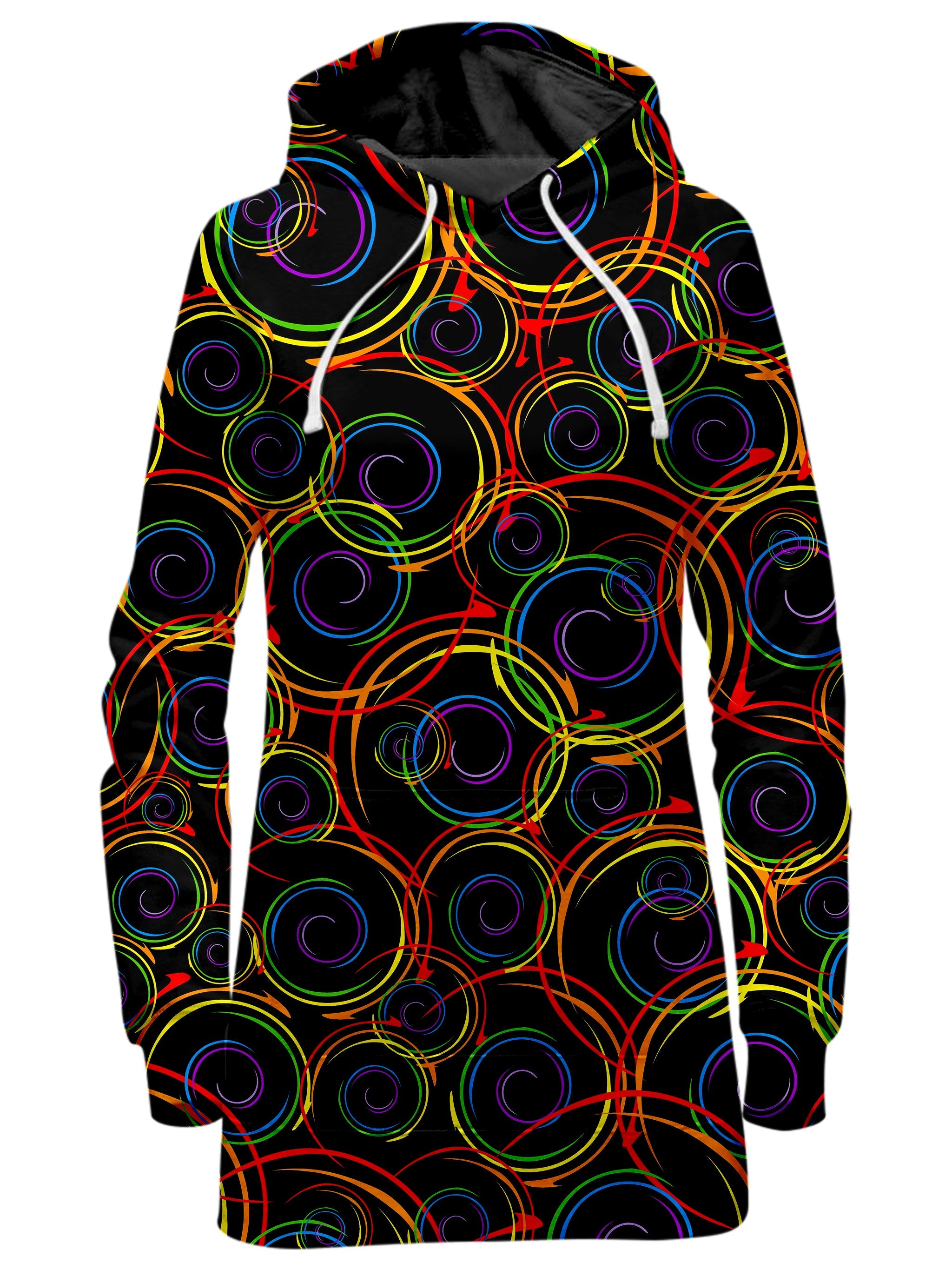 Swirl Abstract Hoodie Dress Sartoris Art Epic Hoodie