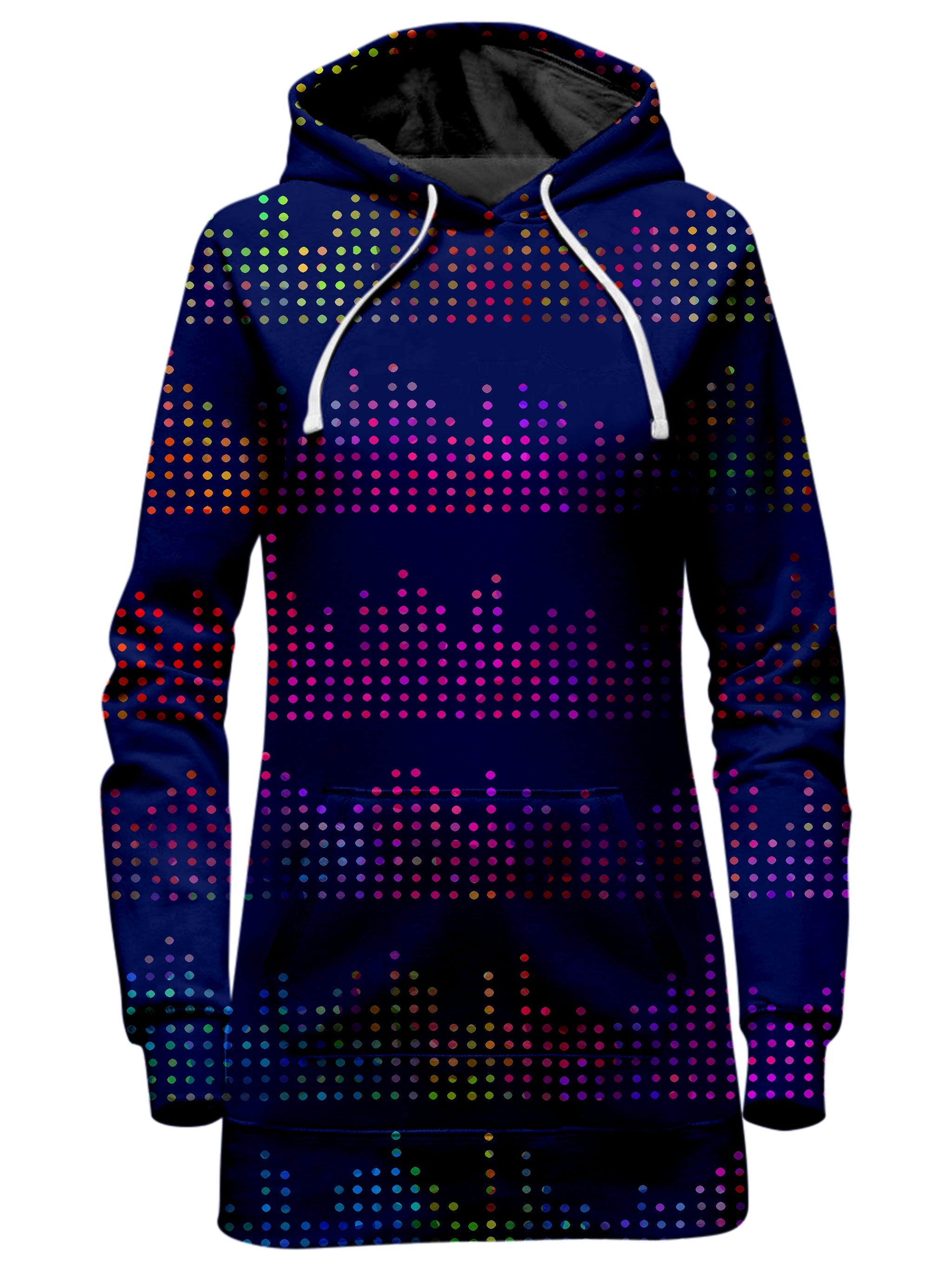 Techno Equalizer Bars Hoodie Dress Sartoris Art Epic Hoodie