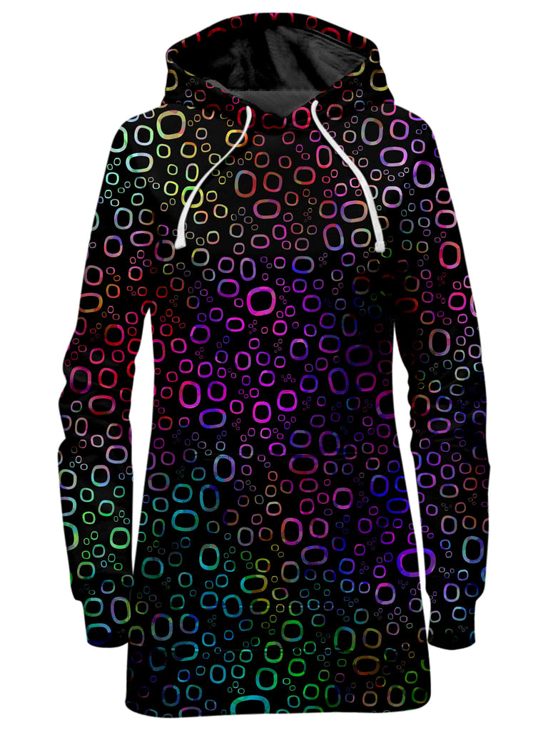 Sartoris Art - Trippy Color Journey Hoodie Dress