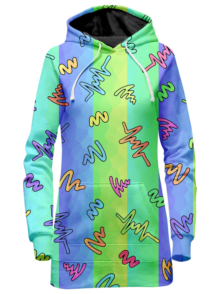 Sartoris Art - Trippy Doodles Hoodie Dress