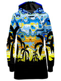 Tropical Night Hoodie Dress Sartoris Art Epic Hoodie