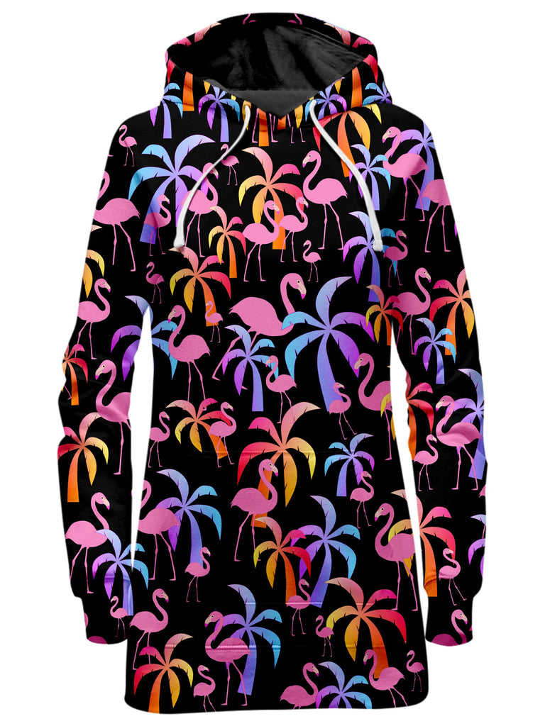 Sartoris Art - Tropical Palm Trees Hoodie Dress